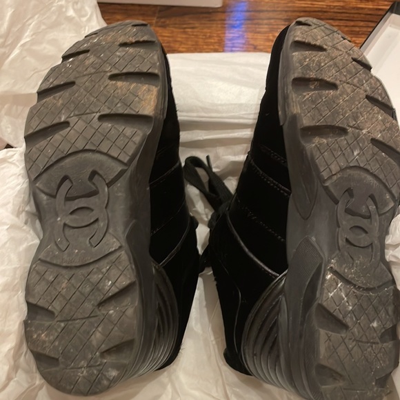 Chanel, sneaker in suede, black - Picture 7 of 8
